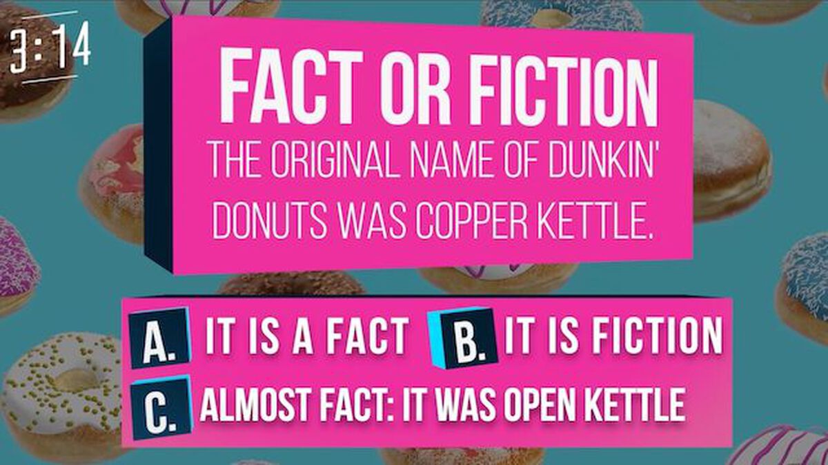 Fact or Fiction Doughnut Edition - Countdown Video and Game image number null